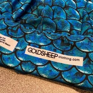 Goldsheep Shiny Spandex Mermaid Leggings Size Small never worn